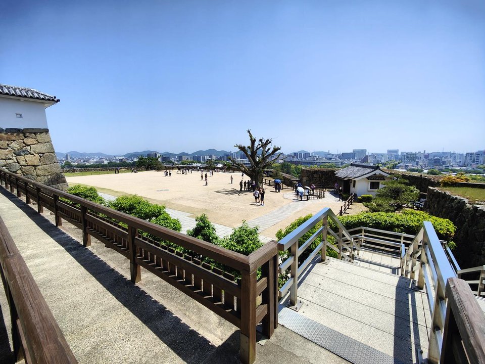The upper floor of Himeji